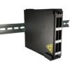 Scatola/Box di giunzione da interno per fibra ottica con montaggio a guida DIN o a muro,1 alloggiamento LGXFIBREFAB