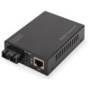 CONVERTITORE 10/100/1000 GIGABIT MEDIA CONVERTER RJ45 - FIBRA OTTICA SC 1000Base-SXDIGITUS