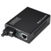 Fast Ethernet Media Converter, Singlemode, BiDi Tx1310nm / Rx1550nm, SC connector, up to 20kmDIGITUS