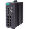 8 GbE + 2 GbE industrial secure router with Firewall/NAT/VPN, 120/220 VDC/VAC, -10 to 60°CMOXA