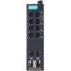 Unmanaged Gigabit Ethernet switch with 8 10/100BaseT(X) ports, 2 10/100/1000BaseT(X) or 100/1000BaseSFP ports, and -10 to 60°C operating temperatureMOXA