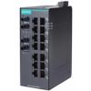Unmanaged Ethernet switch with 14 10/100BaseT(X) ports, 2 100BaseFX multi-mode ports with ST connectors, and -10 to 60°C operating temperatureMOXA