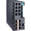 Managed Gigabit Ethernet switch with 8 10/100BaseT(X) ports, 4 100/1000BaseSFP ports, 2 1000/2500BaseSFP ports, single power input 110/220 VAC/VDC, -10 to 60°C operating temperatureMOXA