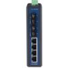 Industrial Unmanaged Ethernet Swicth with 4 Ports 10/100Base-T(X) + 2-port 100 Mbps Multi-mode SC type fiber opticADVANTECH