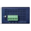 IP30 Industrial L2/L4 8 port 10/100/1000T + 2 port 100/1000X SFP Managed Switch (-40~75 degrees C, dual redundant power input on 9~48VDC/24VAC terminal block, supports ERPS Ring, CloudViewer app, MQTT and Cybersecurity feature)Planet