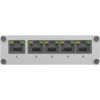 Switch Ethernet non gestito a livello 2, custodia in alluminio resistente, 5 porte Gigabit Ethernet da 1000 Mbps, da -40 °C a 75 °CTELTONIKA