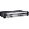 2U Rackmount chassis, with a single 110 to 240 VAC input, 18 slots on the front panel, and CSM-MN01 managed moduleMOXA